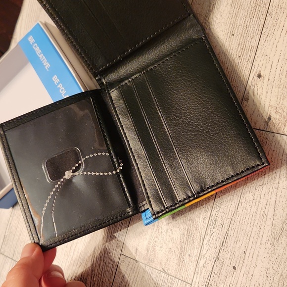 NWT ❗️  Polaroid be original black men's bifold wallet - Picture 8 of 11
